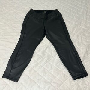 Torrid Black Faux leather leggings